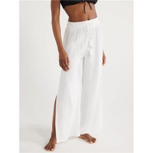 Women's Plus Smocked Coverup Pants